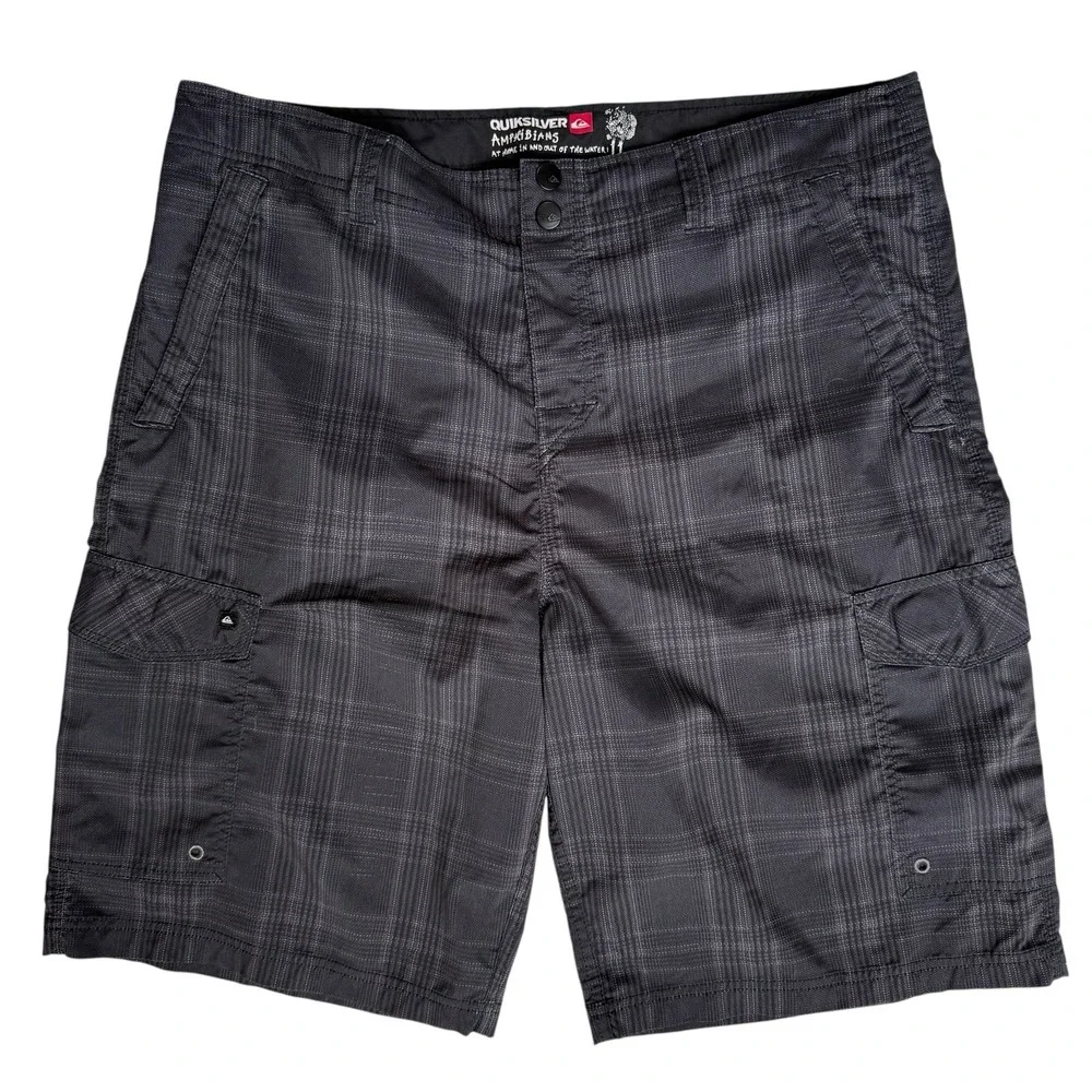 Quiksilver Amphibians Mens Board Shorts‎ 38 Quick Dry Casual Swimwear Boat READ